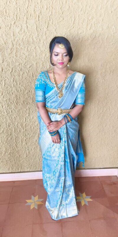 pre-wedding makeup look by makeup artist in Hyderabad