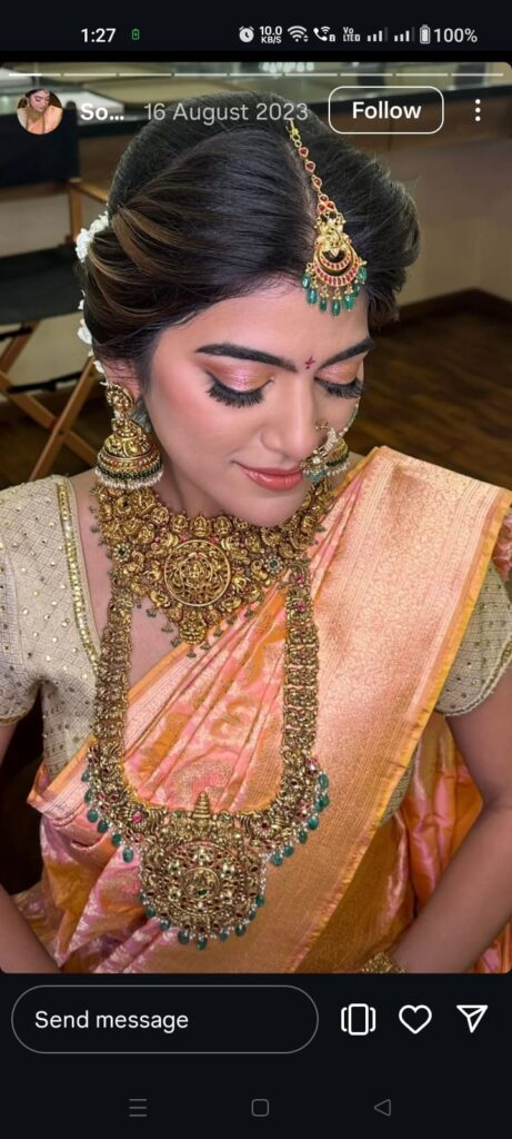 Traditional Pre--Wedding bride Makeup